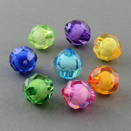 Transparent Acrylic Beads X-TACR-S113-10mm-M-1