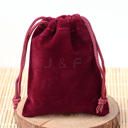 Rectangle Velvet Pouches LS-X-TP-R002-10x15-02-1