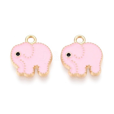 Alloy Enamel Charms PALLOY-T092-31G-03-1