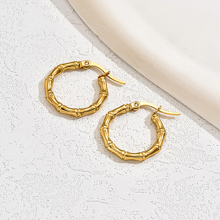 Stainless Steel Hoop Earring for Women NW7881-2-1