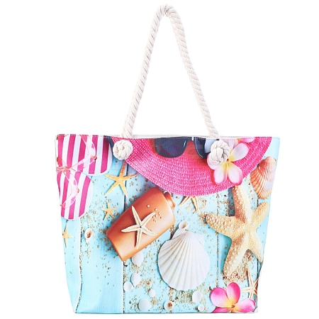 Printed Canvas Women's Tote Bags PW-WG059C4-04-1