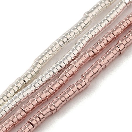 Electroplated Non-magnetic Synthetic Hematite Beads Strands G-G826-09-2mm-M-1