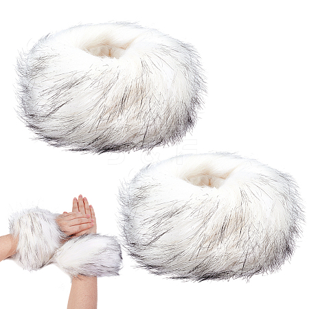 Fibre Oversleeves Wrist Cuffs AJEW-WH0796-73B-1