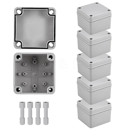 Outdoor Waterproof ABS Plastic Cable Boxes CON-WH0089-232B-1