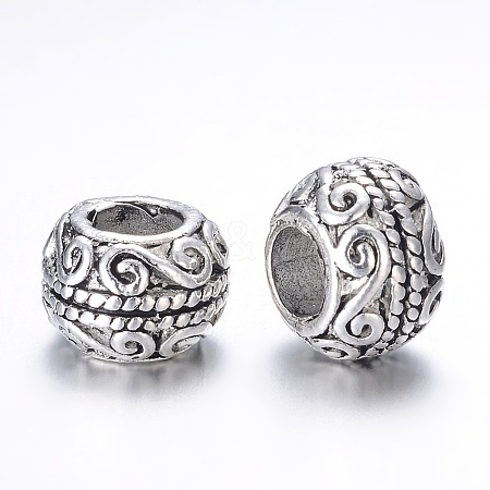 Alloy European Beads MPDL-G007-04AS-1