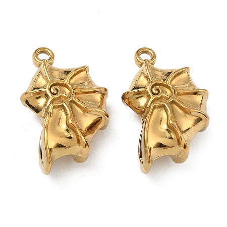 304 Stainless Steel Pendants STAS-P446-13H-G-1