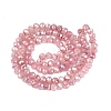 Dyed Crackle Imitation Jade Glass Beads Strands EGLA-Q131-02A-06-2