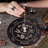 CREATCABIN DIY Plant Pattern Pendulum Board Dowsing Divination Making Kit DIY-CN0002-37-7