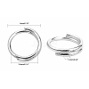 Stainless Steel Split Rings STAS-I326-01S-2