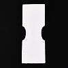 Folding Word Pattern Paper Jewlery Display Cards for Necklaces CDIS-T004-17-2