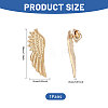 1 Pair Wing Alloy Brooches JEWB-CA0001-81-2