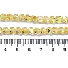 Electroplate Glass Beads X-EGLA-L018-B-AB06-4