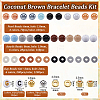 DIY ABS Plastic & Polymer Clay & CBB Beads Jewelry Making Finding Kits DIY-WH20010-20B-2