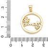 Mother's Day Brass Micro Pave Cubic Zirconia Pendants LS-KK-Q055-02A-G-3