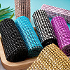 Plastic 24 Rows Rhinestone Mesh Wrap Roll AJEW-TA0001-09-7