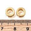 Brass Micro Pave Clear Cubic Zirconia European Beads CU-G605-22G-2