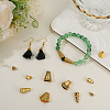 100Pcs 10 Styles Alloy Bead Cone FIND-SP0003-55-3
