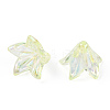 Transparent Acrylic Bead Caps OACR-H016-05C-4
