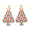 Christmas Theme Rack Plating Alloy Pendants FIND-M020-02D-G-1