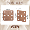 24Pcs Wood Tool for Knitting Loom Accessories TOOL-GA0001-90A-02-2