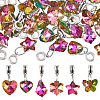 30Pcs 6 Styles Electroplate Glass European Dangle Charms HJEW-PH02219-1
