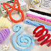 10Pcs 10 Colors DIY Plush Sticks DIY-CP0011-73-3
