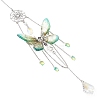3Pcs 3 Colors Stainless Steel Resin Butterfly Suncatcher HJEW-TA00452-3