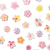 100Pcs 8 Styles Translucent & Opaque Resin Cabochons RESI-FS0002-32-3