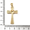 Brass Micro Pave Cubic Zirconia Pendants KK-A266-06C-G-3