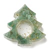 Natural Green Aventurine & Resin Candle Holder Molds DJEW-H012-03C-2