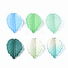 Spray Painted Glass Pendants GLAA-N042-004-2