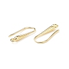 Eco-Friendly Brass Earring Hooks Findings KK-M157-03G-NR-3