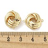 Knot Brass Connector Charms KK-N254-100G-3