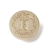 Golden Tone Wax Seal Brass Stamp Head DIY-B079-01G-H-2