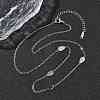304 Stainless Steel Link Chain Necklaces for Women Men NJEW-K292-01J-P-1