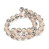Luminous Handmade Enamel Gold Sand Glass Beads Strands LAMP-U004-08H-3