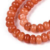 Dyed Natural White Jade Beads Strands G-T139-59A-06-3