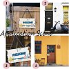   2Pcs 2 Styles Mediterranean Style MDF Board Pendant Ornaments HJEW-PH00001-33-7