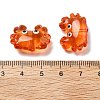 Transparent Glass Enamel Beads LAMP-V001-08I-3