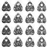 20Pcs 4 Styles Tibetan Style Alloy Pendants TIBEP-CJ0003-36-1