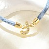 Adjustable Nylon Cord Bracelets X-BJEW-C096-01G-10-2