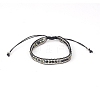 Polyster Braided Bead Bracelets PW23071081098-1