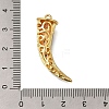 Rack Plating Brass Micro Pave Cubic Zirconia Pendants X-ZIRC-F142-18G-3