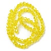 Transparent Electroplate Glass Beads Strands EGLA-A039-T2mm-A21-2