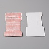 Paper Hair Clip Display Cards CDIS-WH0019-01F-1
