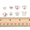 16Pcs 8 Styles UV Plating Plastic Imitation Pearl Beads KY-FS0001-47-5