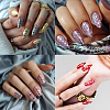 Stainless Steel DIY Nail Art Templates MRMJ-WH0092-034-7