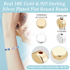 80Pcs 2 Colors Rack Plating Brass Beads KK-BBC0027-38-2