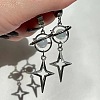 Alloy Acrylic Hoop Earrings FS-WG48066-01-1