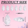 10Pcs Glass Pendants GLAA-ME0001-16C-2